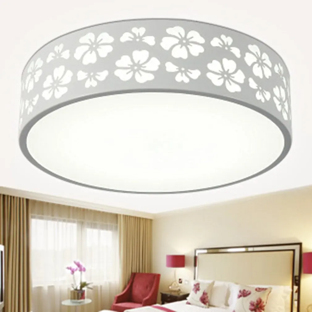 

Simple LED Round Plum Bedroom Ceiling Light 12W 24W White Suitable for bedroom, living room restaurant foyercorridor