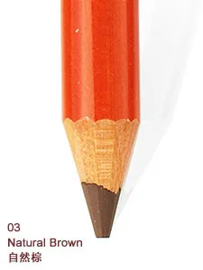 Вечерние карандаши для бровей queen crayon из дерева, водостойкие, долговечные, 3 цвета, коричневый, серый цвет, ручка для татуажа бровей PQ007 - Цвет: 03