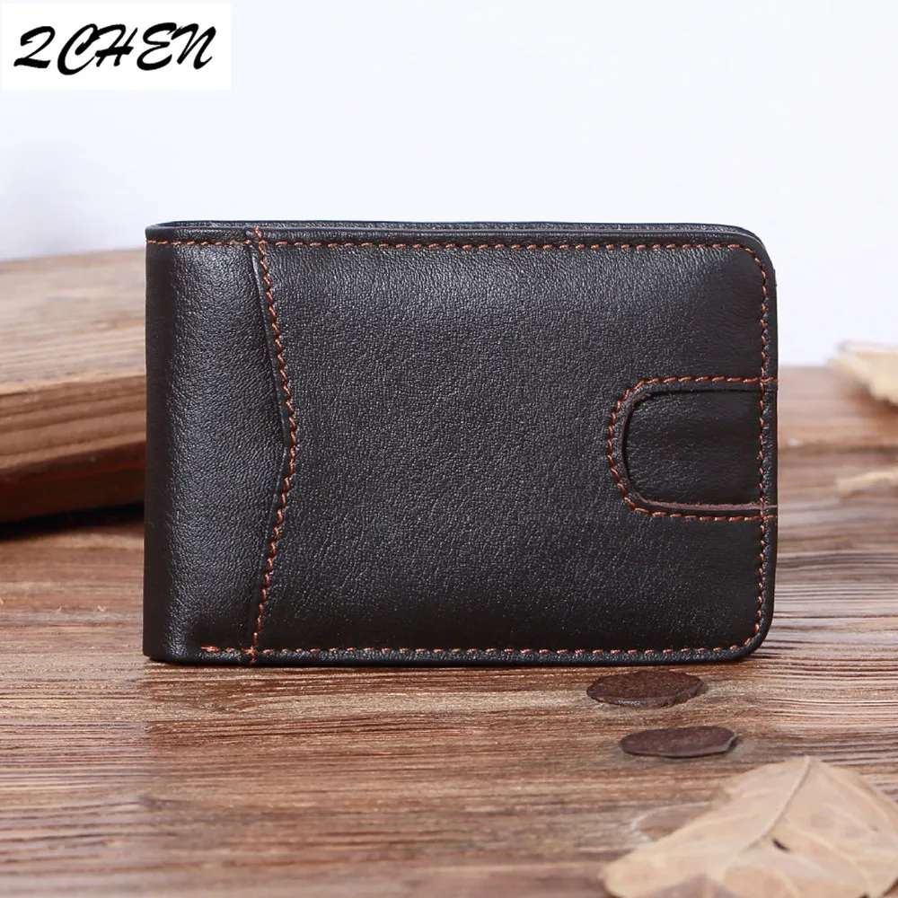 Leather men's wallet retro casual men's short section leather wallet oil wax skin US gold clip card package purse Cross 342 Leather men's wallet retro casual men's short section leather wallet oil wax skin US gold clip card package purse Cross 342