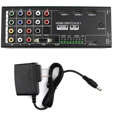 Multi-functional HDMI Converter Switch 8 Inputs to HDMI+COAXIAL+SPDIF Output Support 3D and Surround Sound for 1080P HDTV Multi-functional HDMI Converter Switch 8 Inputs to HDMI+COAXIAL+SPDIF Output Support 3D and Surround Sound for 1080P HDTV