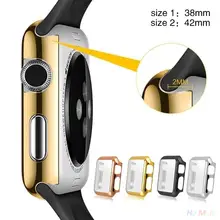 38mm Thin PC Hard Protective Protection Soft Skin Case For Apple For iWatch Screen Protector