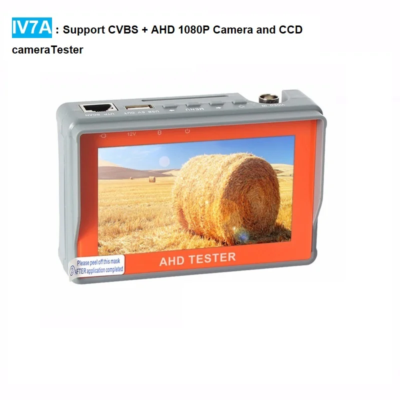 Монитор IV7W для видеонаблюдения 4 3 дюйма в 1 HD AHD CVI TVI CVBS аналоговые камеры 5 Мп 1080P 960P