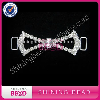 

50 pcs/lot Crystal Rhinestone Bikini Connector/Buckle Metal Chain For Swimming Wear Bikini Decoration