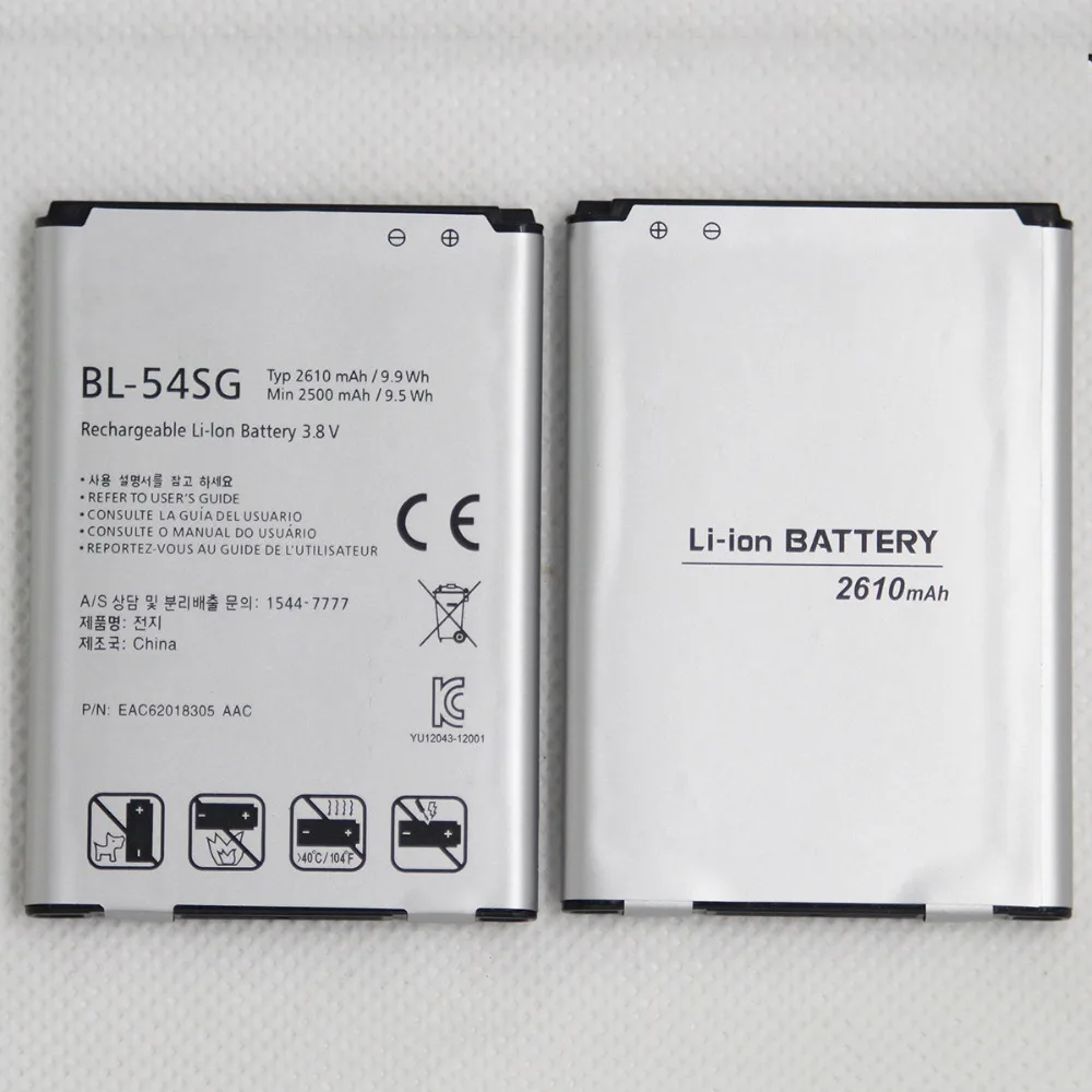 Аккумулятор для LG G2 F320 F340L H522Y внутренний аккумулятор телефона 2 шт./Лот 2610 мАч F260