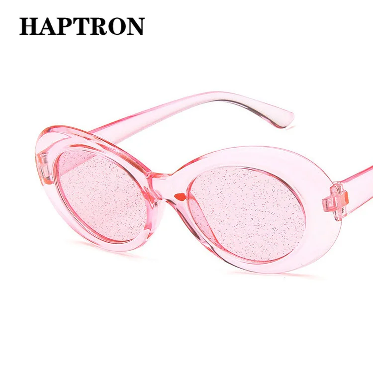 HAPTRON moda mujer 2018 Овальные Солнцезащитные очки женские брендовые Роскошные