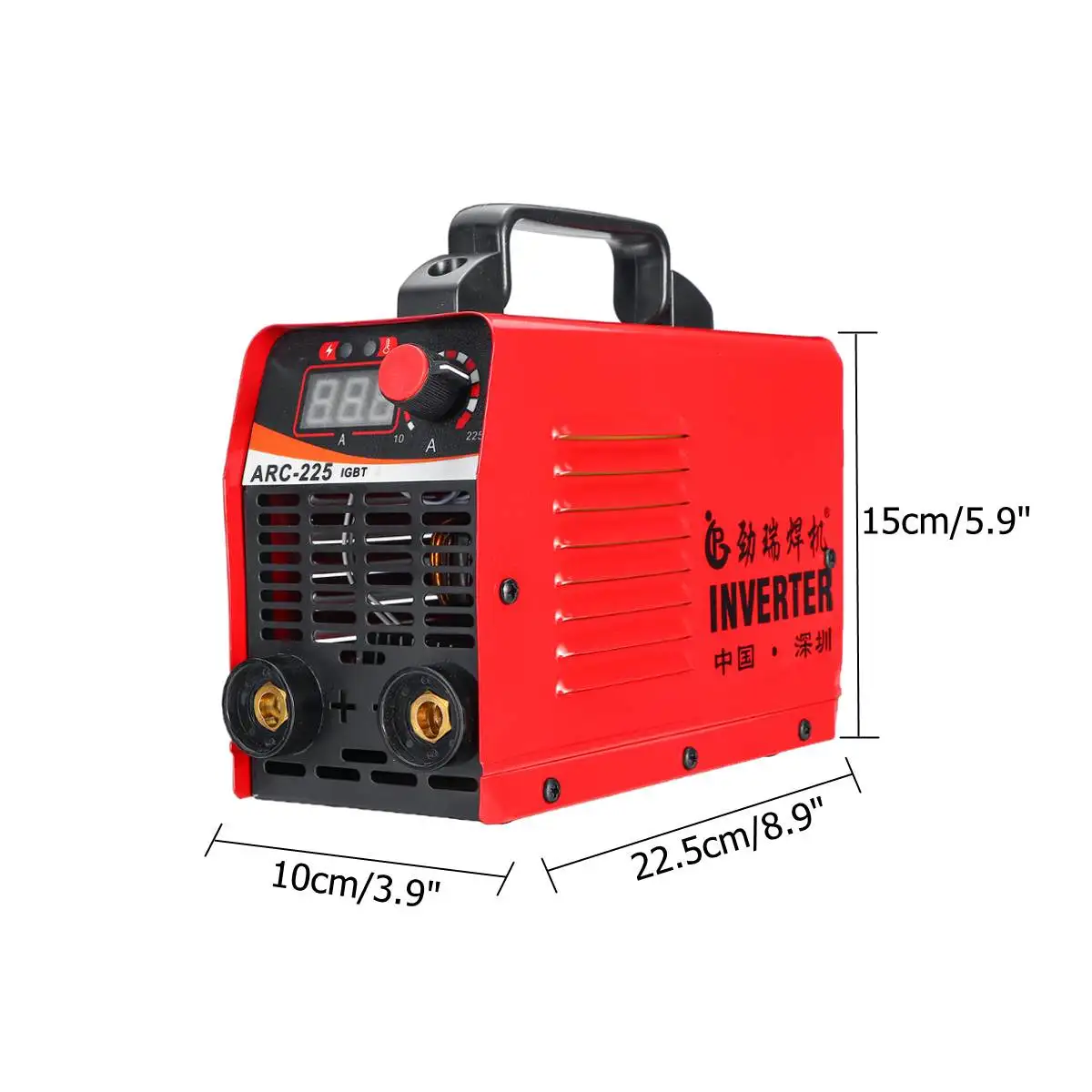 Модернизированный 10-225A ARC-225 IGBT медный Электрический сварочный аппарат MMA Портативный сварочный инвертор с дисплеем Digita