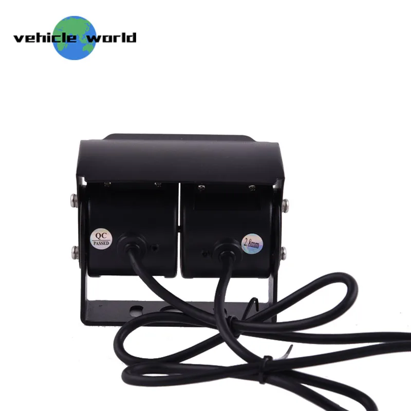 DC12V IP68 водонепроницаемый 1/3 ''cmos с двумя объективами Автомобильная камера
