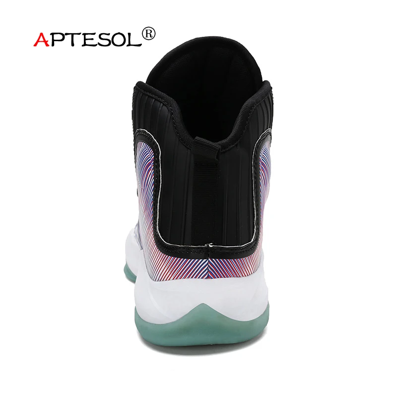 APTESOL hombres de estrellas zapatos de baloncesto baratos alta calidad raya de la manera Trainer Zapatillas de baloncesto tamaño 39- 45 APTESOL hombres de estrellas zapatos de baloncesto baratos alta calidad raya de la manera Trainer Zapatillas de baloncesto tamaño 39- 45