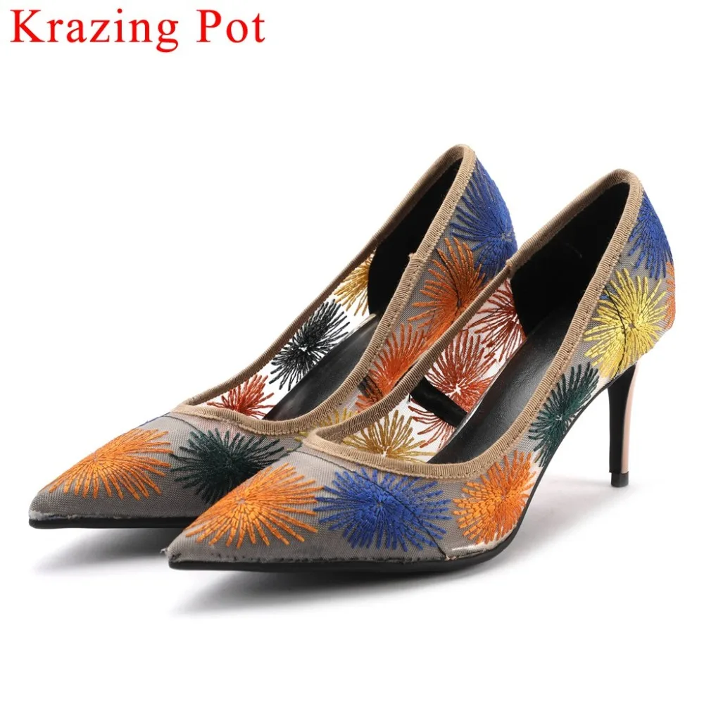 Saliendo Y Las Con Zapatos Negro Stiletto Krazing Pista Deslizamiento Del Elegante Pie Moda Dama Oxford Colores Tacones Altos L27 Dedo Olla Mezclados De La Puntiagudo En Beige Mujeres fx1nBFf