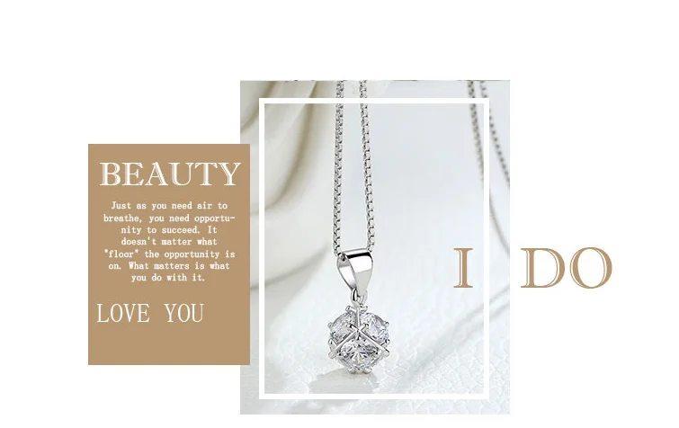 925 пробы Серебряное ожерелье с подвеской, Мода,, изысканные женские классические свадебные трендовые цепочки, хорошее ювелирное изделие, скидка
