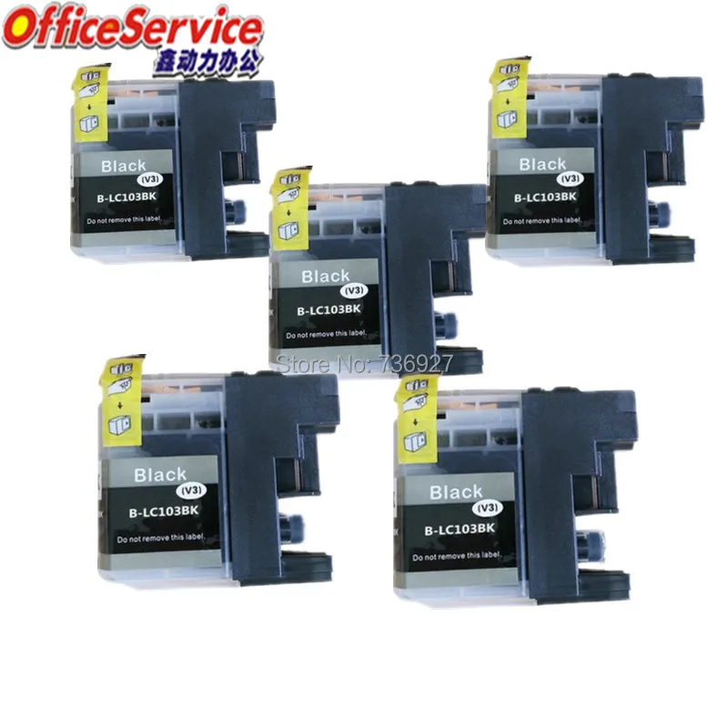 LC103 LC101 совместимый чернильный картридж для принтера Brother MFC J285DW J470DW J475DW J650DW J870DW