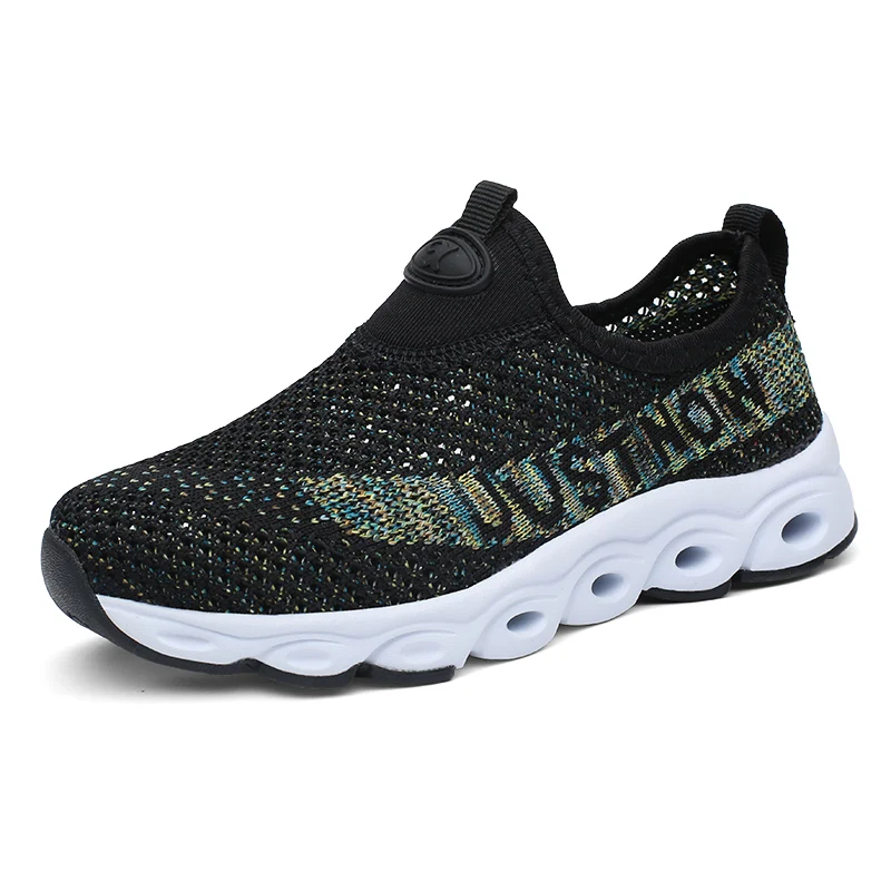 

QIUTEXIONG Children Shoes For Boys Casual Shoes Girls Sneaker Sock Shoes Kids Sport Running Footwear Dress School Trainer Mesh