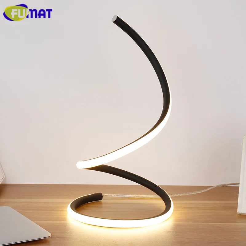 

FUMAT Modern LED Table Lamp Simple Bedroom Bedside Table Lamps Light Art Creative Fashion Desk Lamp For Living Room Study
