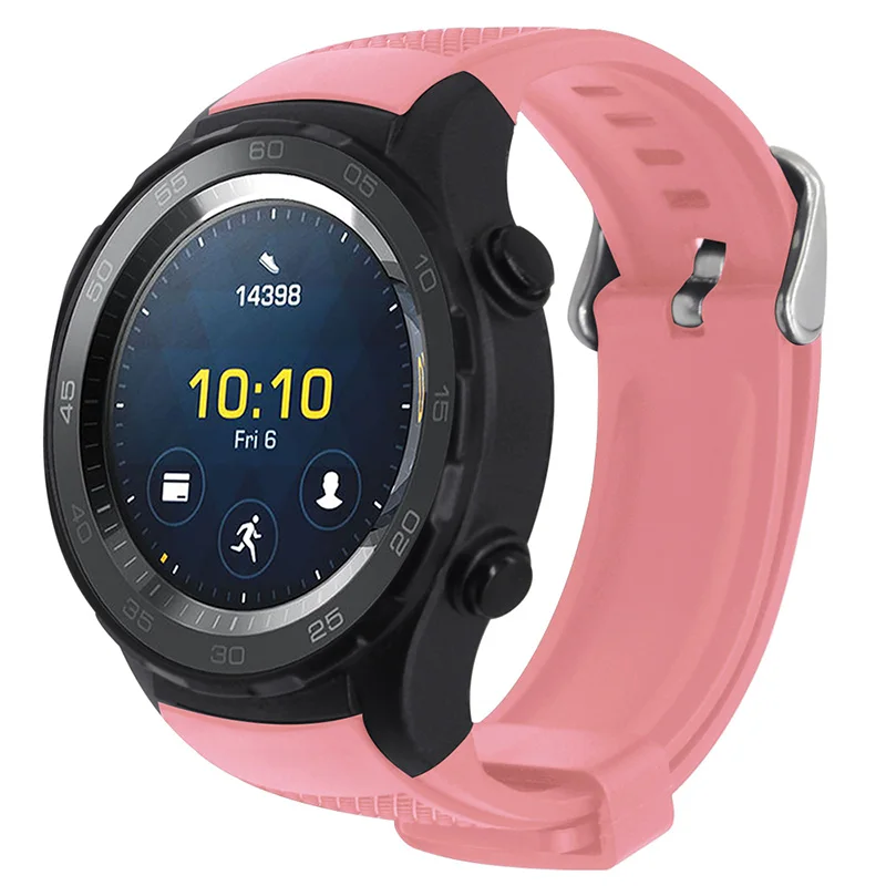 Силиконовый резиновый ремешок для часов 20 мм для samsung gear s2 спортивный ремешок samsung Galaxy Watch 42 мм huawei Watch 2 ремешок для часов