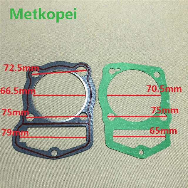 Motorcycle Cb200 Wy200 Lf200 Cylinder Block Gasket Piston Diameter