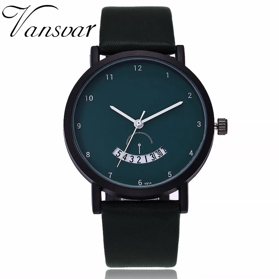 

Vansvar Brand Unisex Women Men Fashion Quartz Watch Casual Women's Wristwatches Clock Ladies Business Watch Montre Femme