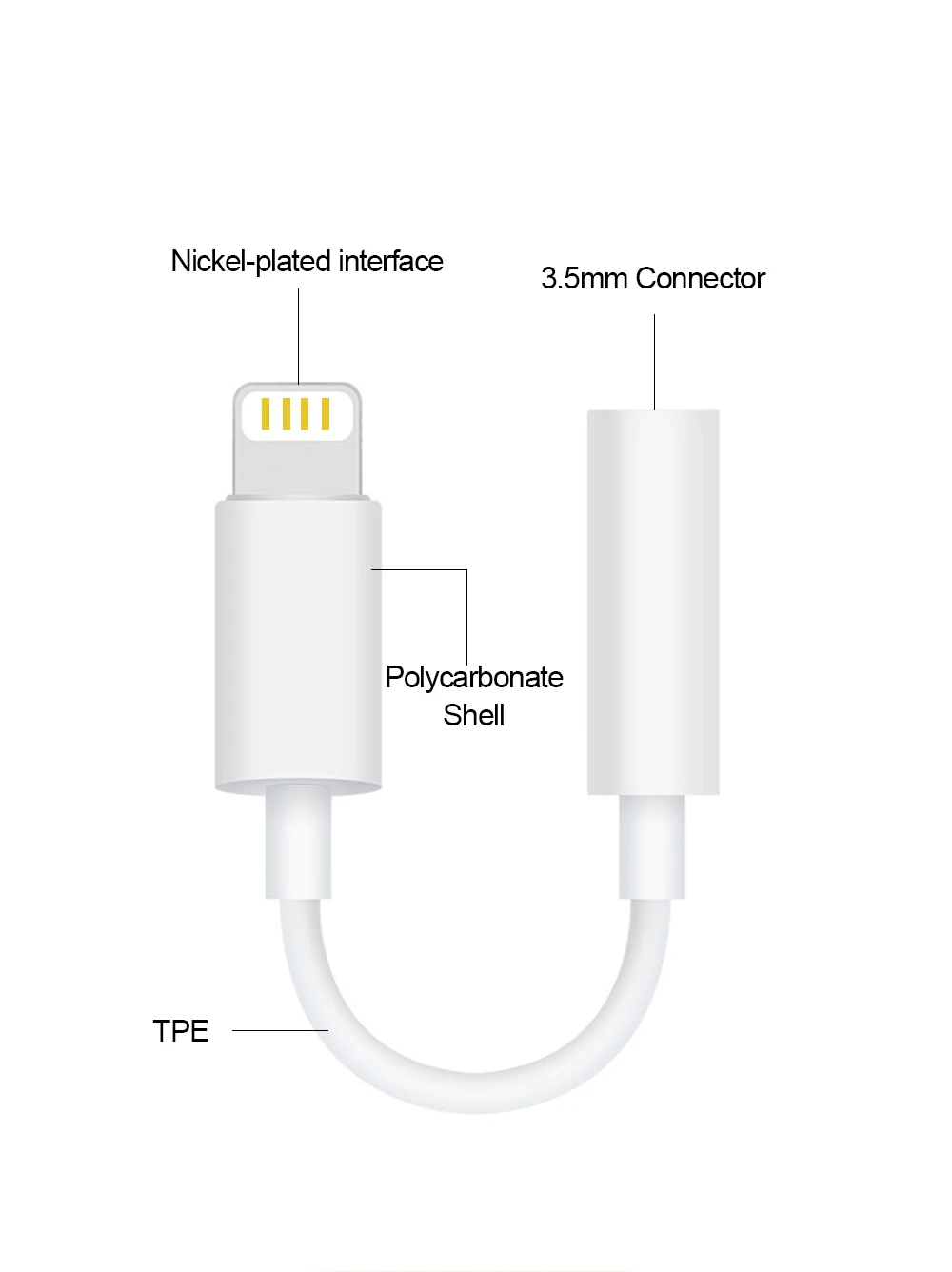 Alwup для Apple Lightning до 3,5 мм разъем для наушников адаптер X 7 8 Plus Кабель Suppot вызов регулятор громкости аудио конвертер для Iphone