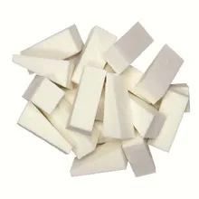 Coshine 100 шт./лот-Латекс макияж Salon Professional Губка Макияж Artiests лица Красота Треугольники латекса распоряжении губка