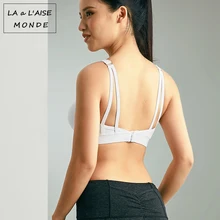 Для женщин Push Up Спорт Bh женщина Фитнес закрытый бюстгальтер топы активные одежда Топ женский белый Для женщин тренажерный зал спортивный бюстгальтер Йога бюстгальтер