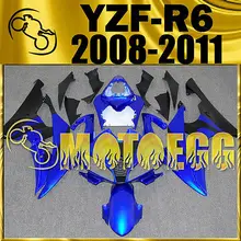 Motoegg Injection Fairing Fit YZF-R6 YZF R6 2008-2011 Blue Black Y68M18 + Tank Motorcycle plastic