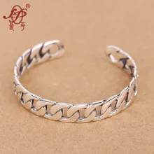 Новая мода Аутентичные стерлингового серебра 925 браслет и браслет Роскошные ювелирные изделия регулируемый браслет