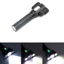 Creative Design 3 Leds Flashlights 4 Modes 2 small light 360 degreen rotation lamp light with magnetic Led Lamp Bike Light