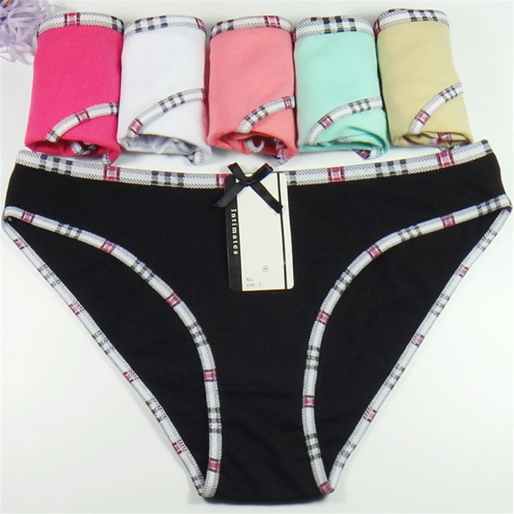 

3 pcs/lot Women's panties Girl Briefs fashion cotton Women's cotton Comfortable ladies underwear briefs Free shipping