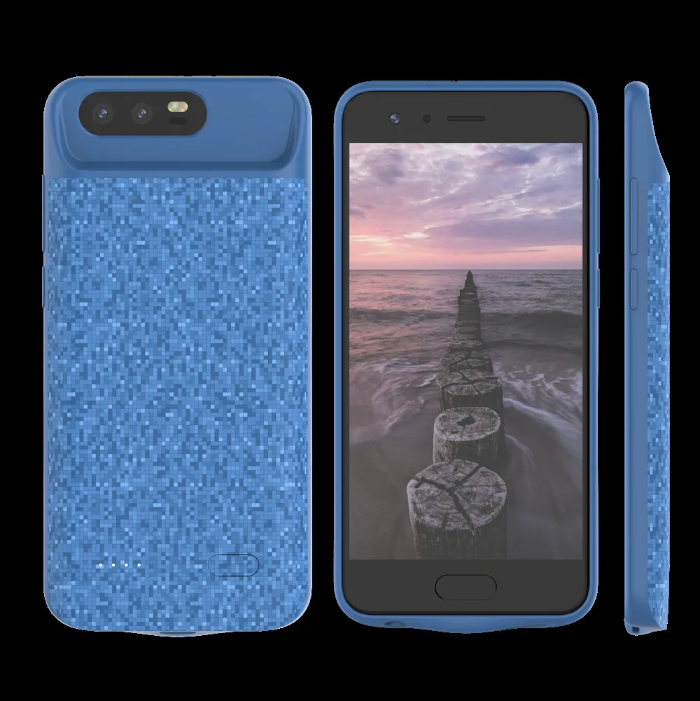Luxmo External battery case backup charger cover for huawei honor 8 9 Portable power bank case wireless charging case 6