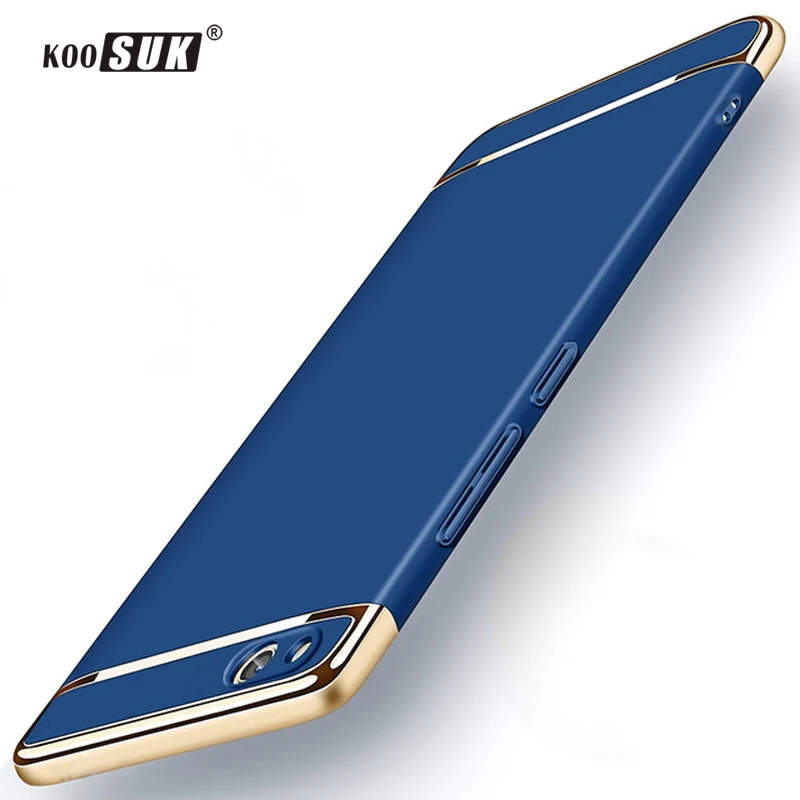 

Redmi Go Hard Case 3-in-1 Gold Plating Matte Phone Back Cover For Xiaomi Redmi Go Shockproof Armor Slim Protection Shell RedmiGo