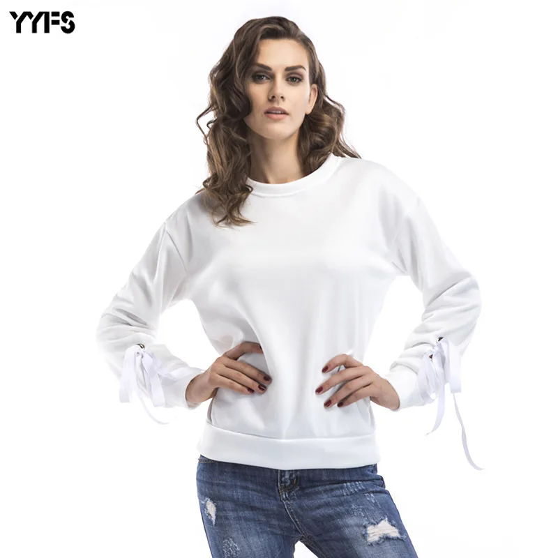

Spring and autumn European and American women's clothes new long-sleeved round-collared women's blouses plus velvet blouses