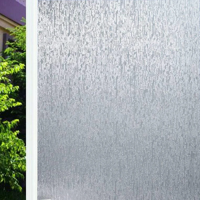 

Funlife Vinyl Static Cling Decorative Rain Window Film Privacy Glass Film Static Cling Window Sticker Removable Anti-UV for Home
