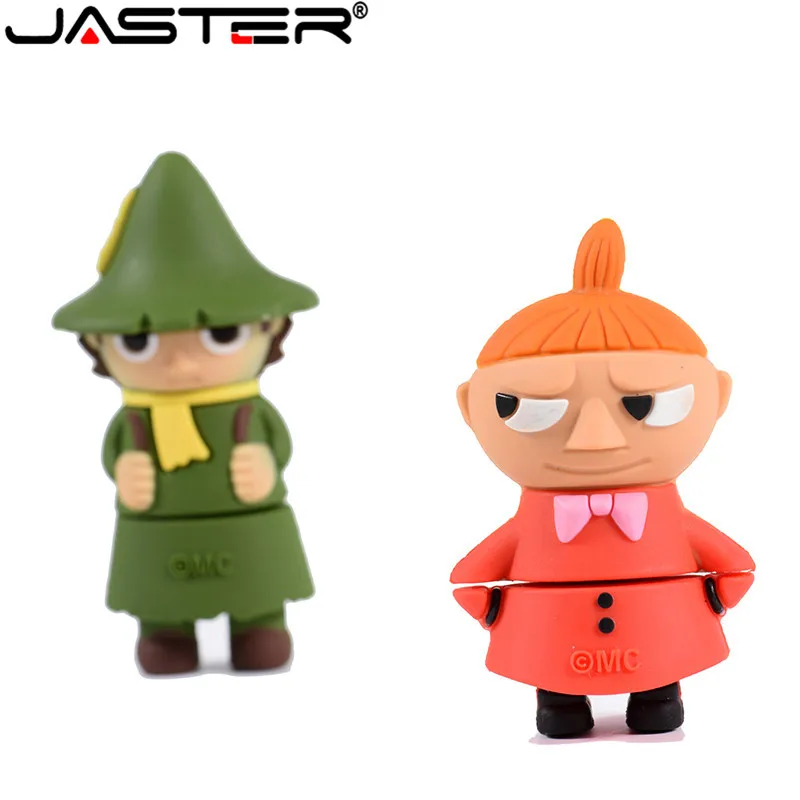 JASTER USB 2,0 64 ГБ 32 ГБ 16 ГБ 4 ГБ мультфильм Муми-долина карта памяти u диск Прекрасный маленький мой/Snufkin usb флэш-накопитель флешка