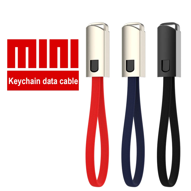 

Mini USB Type C Mirco usb Cable Keychain Multi-Function Fast Charging Portable Charging Sync Data Charger for Samsung Xiaomi
