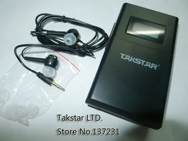 UHF 780 789MHz TAKSTAR WPM 200 одиночный приемник (включая наушники) профессиональный