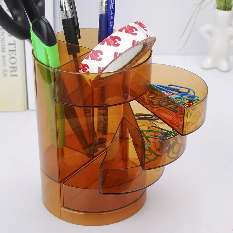 

Creative Gift Multi-function Pen Holder Office Business Plastic Pen Holder