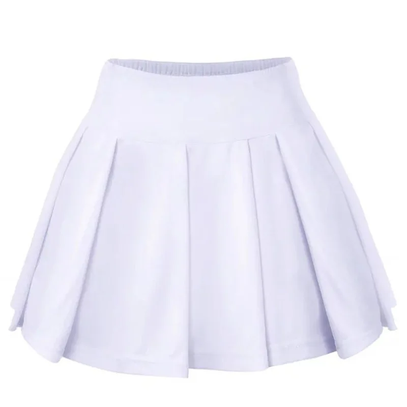 Women-Tennis-Skirt-all-match-Anti-Sport-Badminton-Skirt-Pleated-Skirts-Black-White