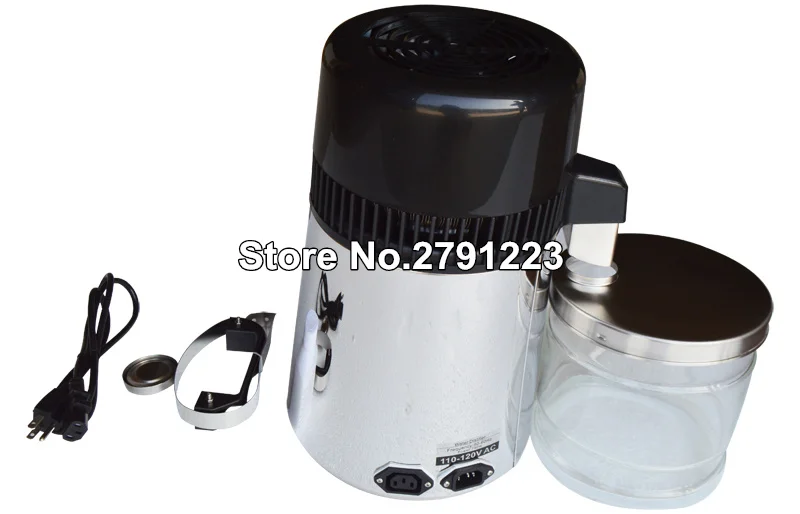

110V/220V Stainless Steel Pure Water Distiller machine distillation Purifier filter equipment