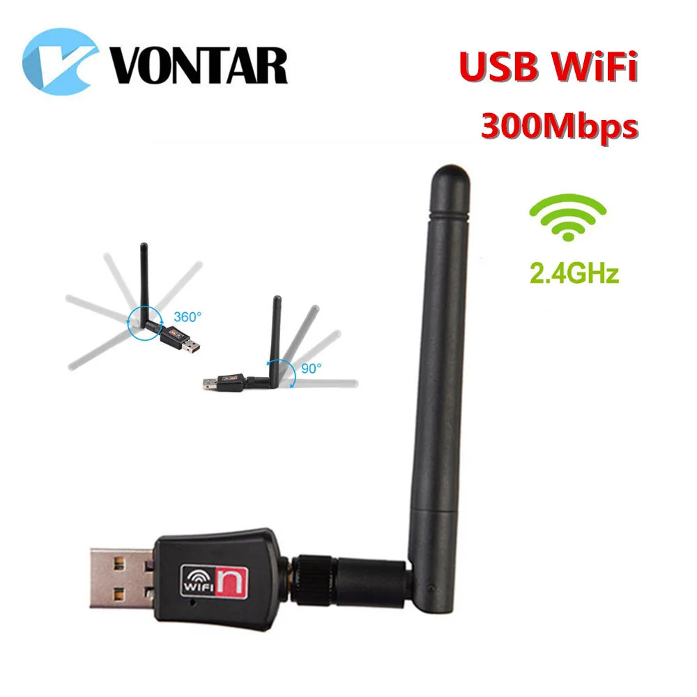 300mbps wireless wifi adapter usb wifi receiver usb2 0 2dbi antenna lan
