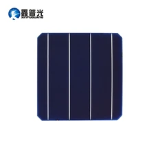 XINPUGUANG 25PCS 156*156MM PV Photovoltaic monocrystalline Silicon DIY kit 0.5v 100w 120w Grade A 4.8w mono cell solar panel
