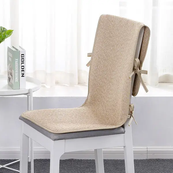 Интегрированная четырехсезонная столовая Подушка для стула Современный стиль подушки для стула противоскользящая хлопковая подушка для сиденья дышащая подушка для сиденья - Цвет: suyahuang