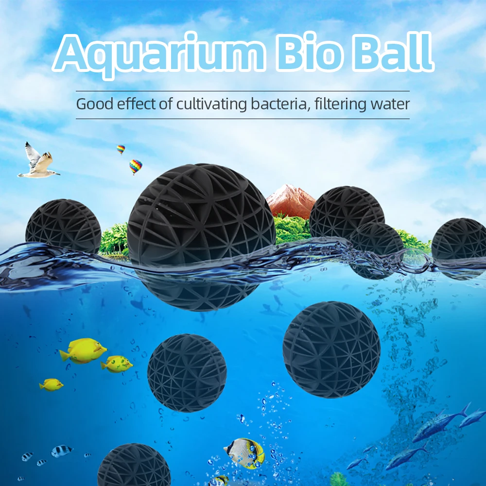 

20/50/100pcs 18mm Aquarium Filter Bio Ball Biological Bio Ball Aquarium Fish Tank Filter Aquarium Fish Tank Accessories