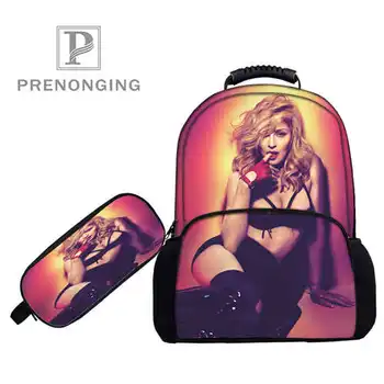 

Custom 17inch Madonna (1) Backpacks Pen Bags 3D Printing School Women Men Travel Bags Boys Girls Book Computers Bag#1031-2-66