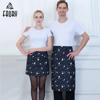 

Wholesale Half Apron Food Service Restaurant Catering Cafe Bakery Chef Waiter Kitchen Cooking Cleaning Home Work Wear Uniform
