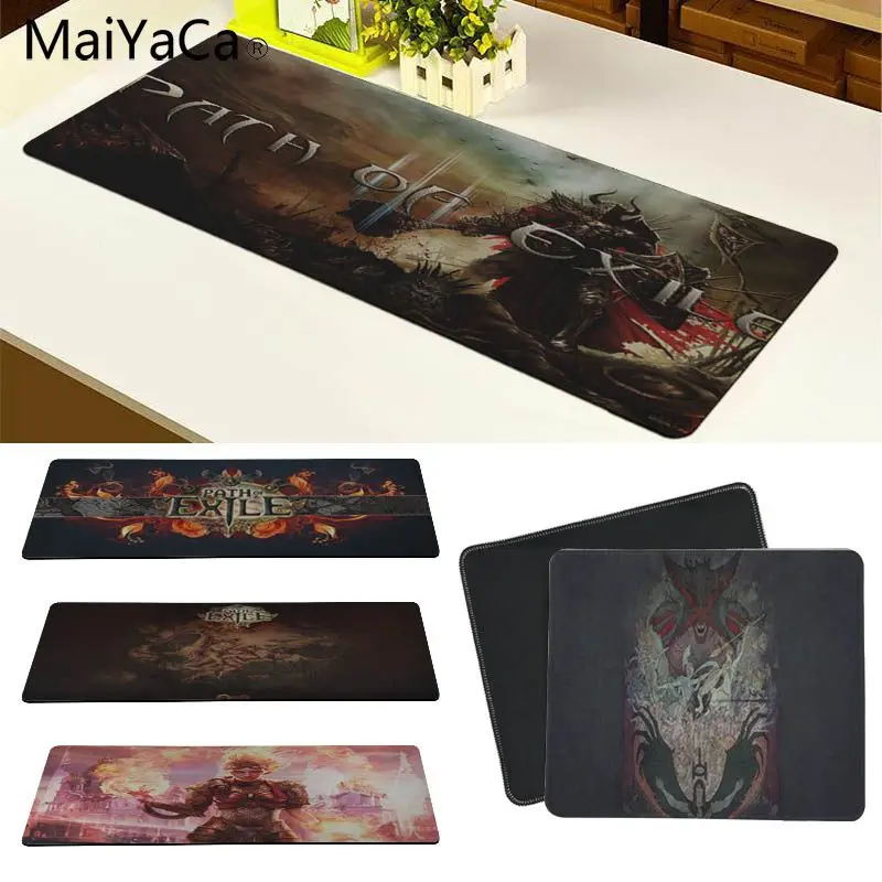 

MaiYaCa Vintage Cool Path Exile Beautiful Anime Mouse Mat Large Gaming Mouse Pad Lockedge Mouse Mat Keyboard Pad