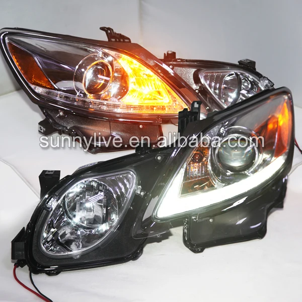 #^Special Price GS350 GS430 GS450 LED Head Lamps with Projector Lens 2006-2011 Chrome Housing for Lexus #^Special Price GS350 GS430 GS450 LED Head Lamps with Projector Lens 2006-2011 Chrome Housing for Lexus