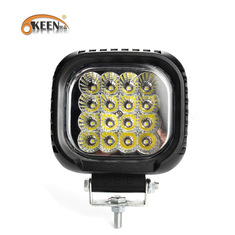 

OKEEN 4.8 inch 48W Spot Flood LED Bar LED Work Light Bar for Driving Offroad Boat Car Tractor Jeep Truck 4x4 SUV ATV 12V 24V