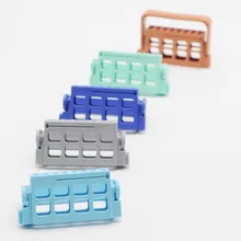 Стоматологическая лаборатория 16 отверстий Bur Endo Файлы Блок держатель стенд коробка автоклав Дезинфекция