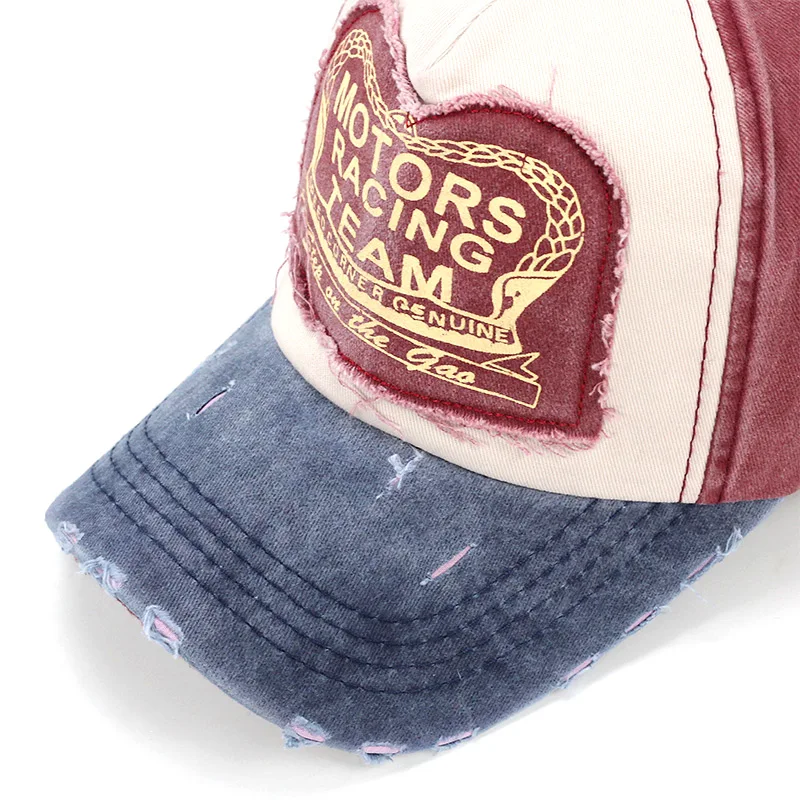 motor racing team baseball cap