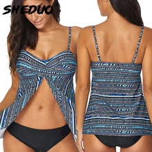 Женский купальник размера плюс с принтом Jag, купальный костюм большого размера, женские сексуальные купальники на бретелях, боди, комплект бикини, танкини
