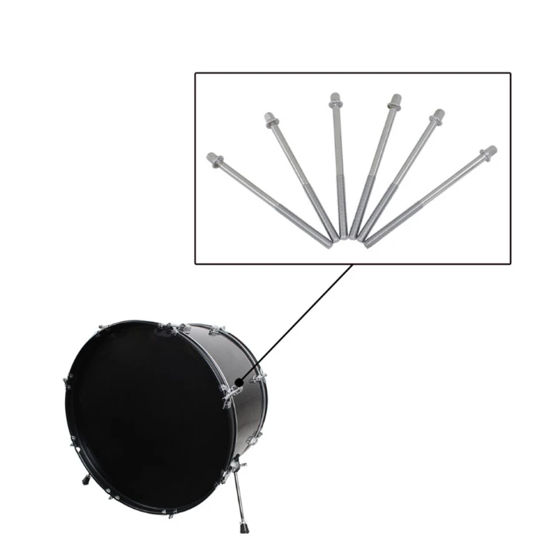 6 шт./партия стандарт 110 мм басовый барабан ключ стержень детали ударного инструмента и аксессуары